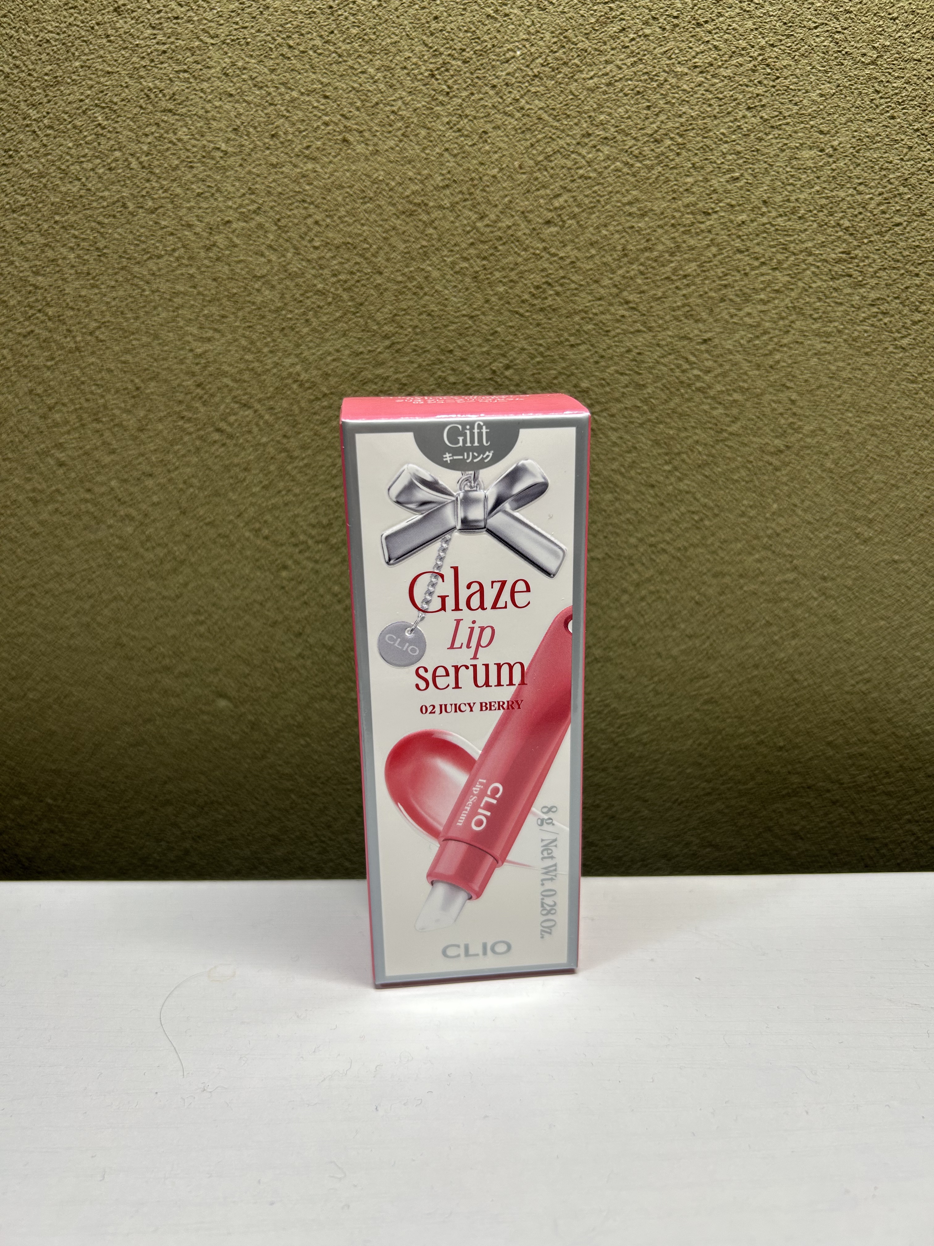 グレーズリップセラム 02 ジューシー ベリー/CLIO/リップグロスを使ったクチコミ（1枚目）