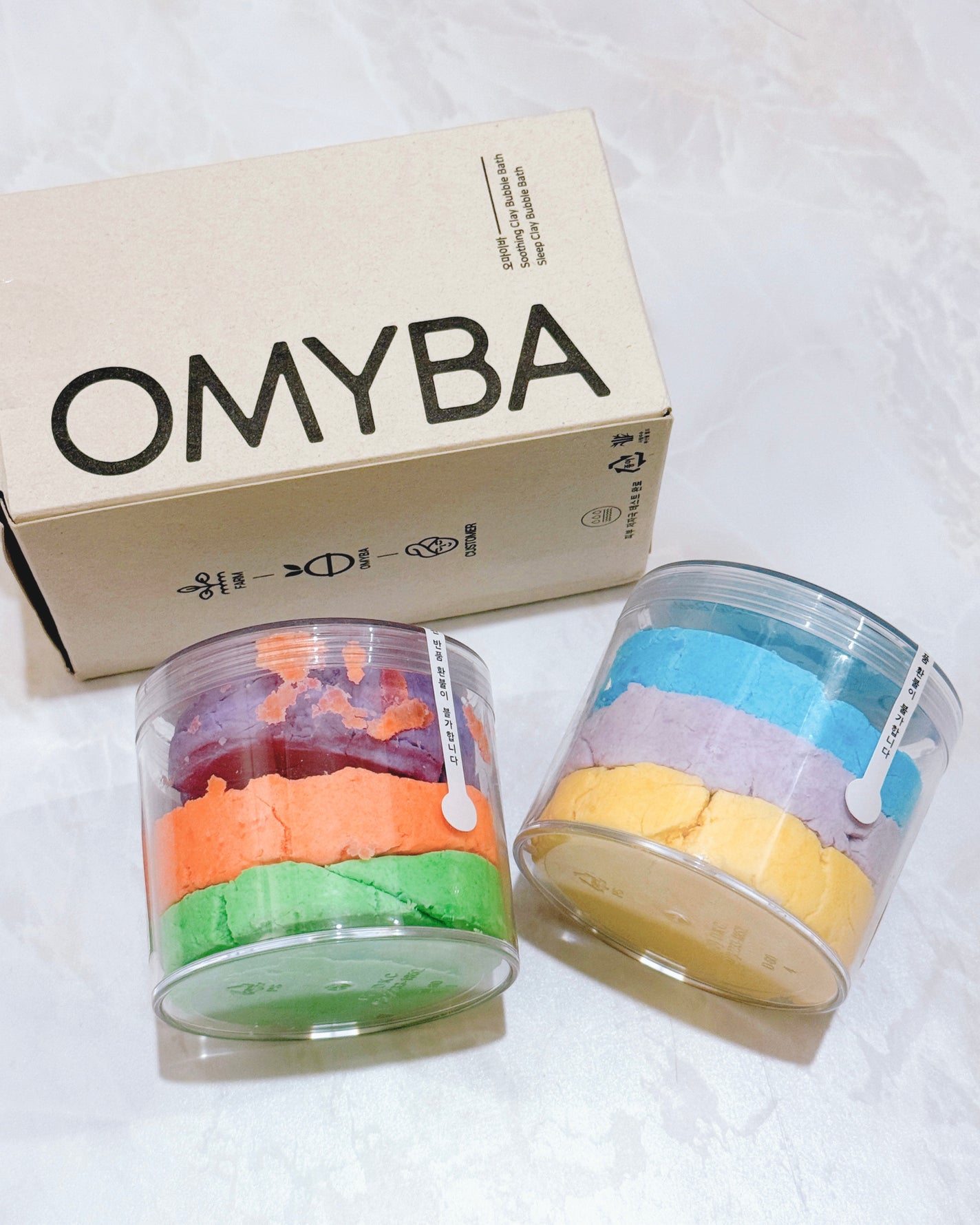 OMYBA クレイバブルバス/OMYBA/炭酸系入浴剤を使ったクチコミ(2枚目)