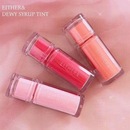 Dewy Syrup Tint 07 Pink Hertz/EITHER&/口紅の画像