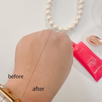 シカプラス トーンアップ サンスクリーン/Glam Pink/日焼け止めクリームを使ったクチコミ(5枚目)