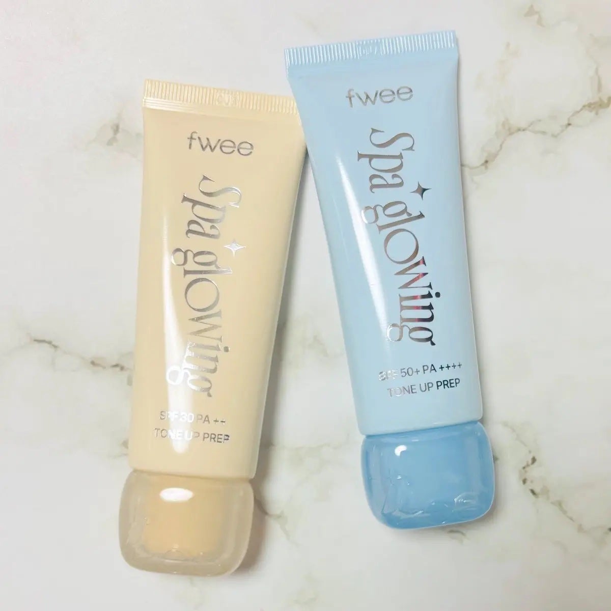 スパグロウUVトーンアップベース/fwee/化粧下地を使ったクチコミ(1枚目)