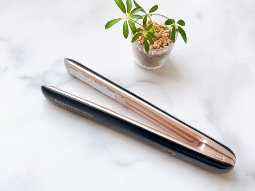 超音波トリートメントヘアアイロン/Kiboer/ストレートアイロンを使ったクチコミ(2枚目)