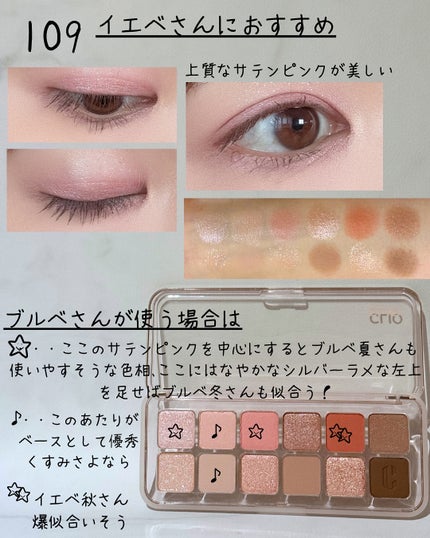 プロ アイ パレット エアー/CLIO/アイシャドウパレットを使ったクチコミ(4枚目)