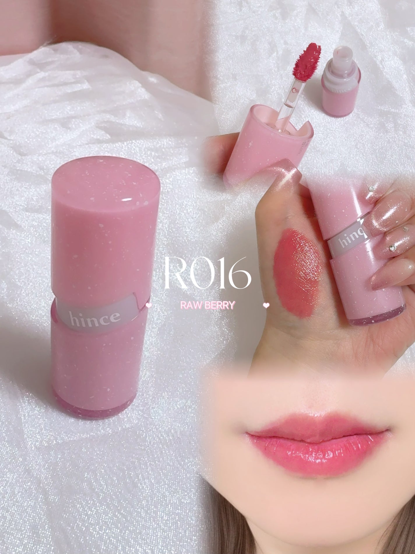 ロウグロウジェルティント/hince/リップティントを使ったクチコミ(1枚目)