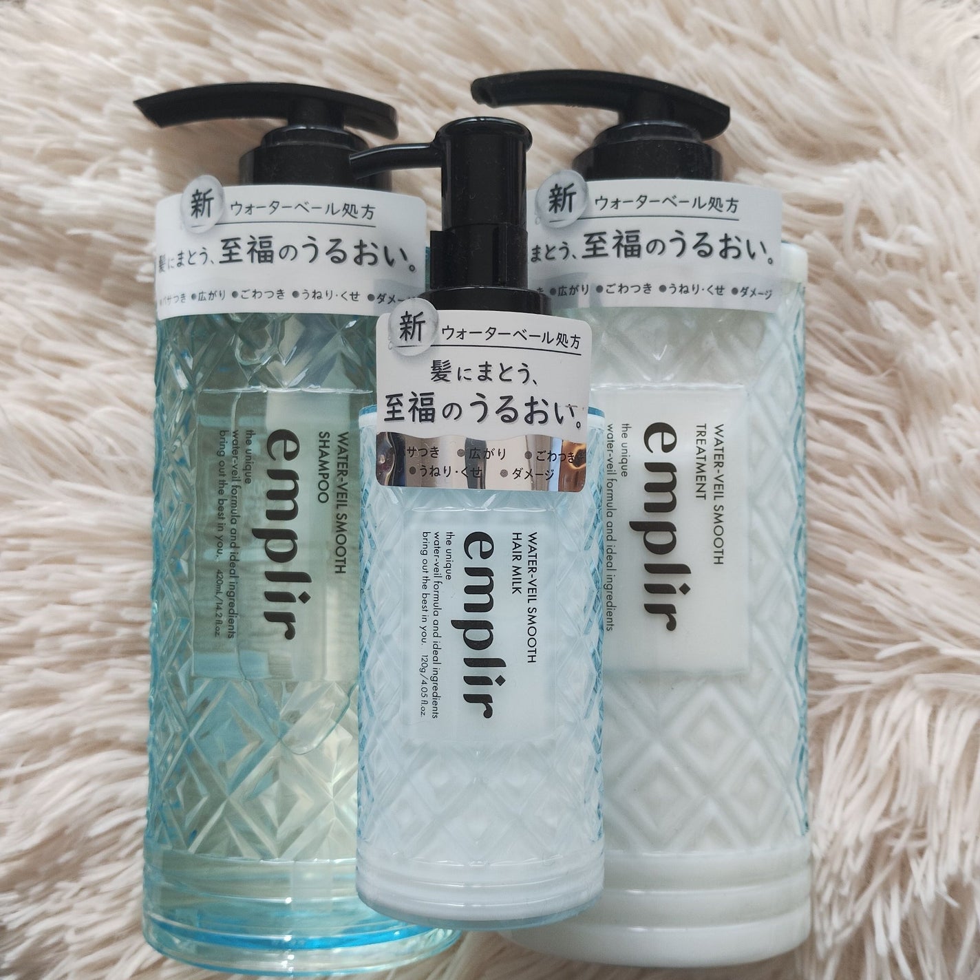 ウォーターベール スムース シャンプー/トリートメント/emplir/市販シャンプーを使ったクチコミ(2枚目)