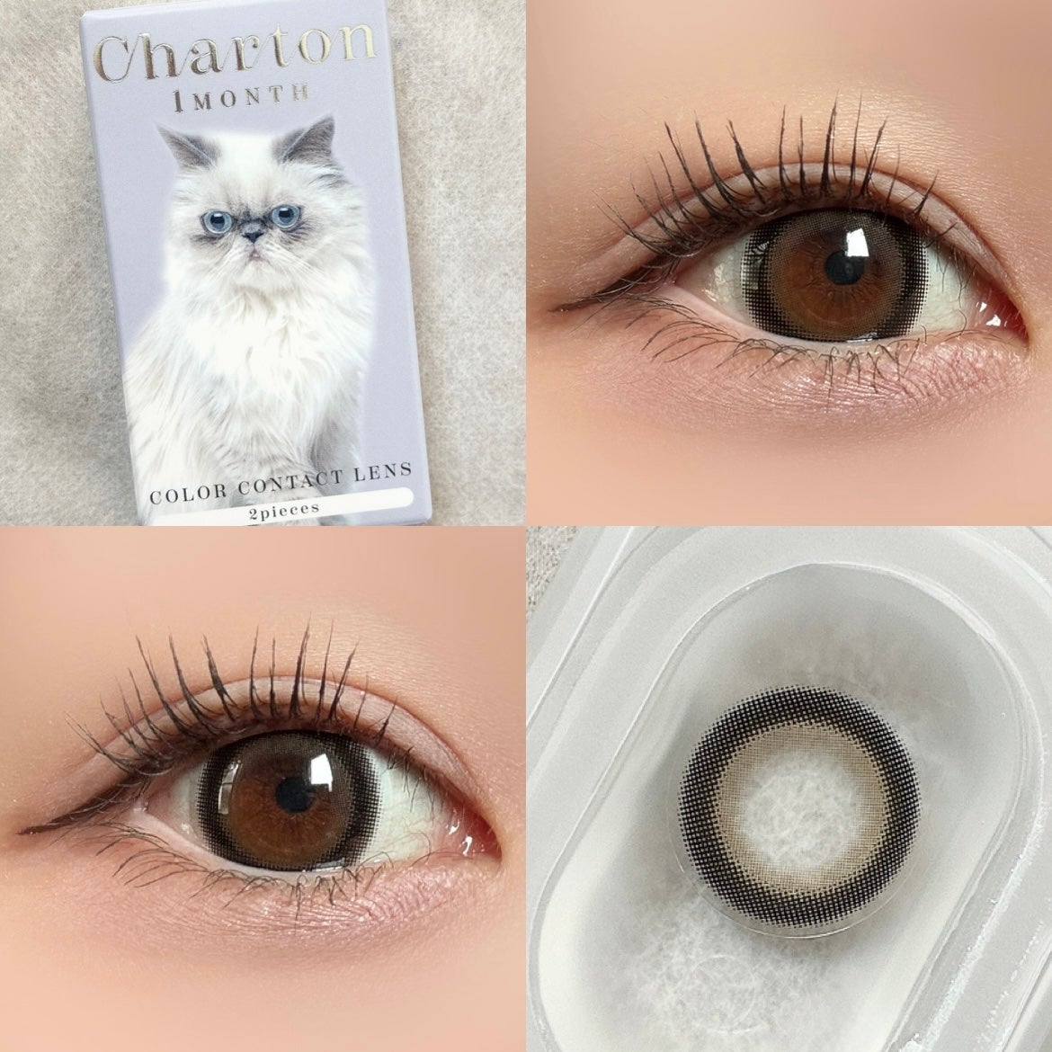 Charton 1MONTH/Charton/1ヶ月(1MONTH)カラコンを使ったクチコミ(1枚目)