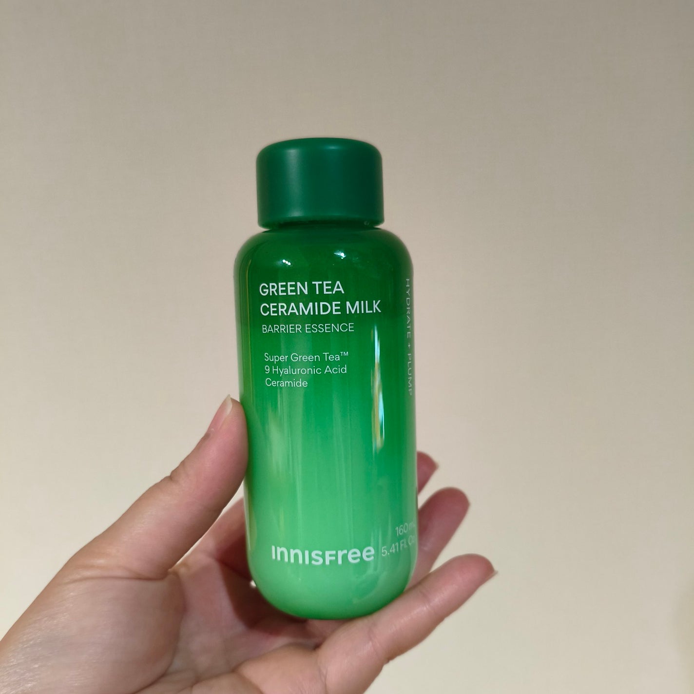 グリーンティー セラミド ミルク エッセンストナー/innisfree/化粧水を使ったクチコミ(1枚目)