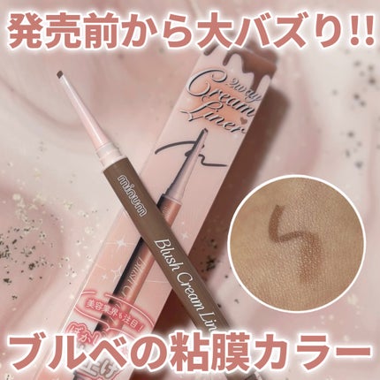 ブラッシュクリームライナー/minum/ペンシルアイライナーを使ったクチコミ(1枚目)