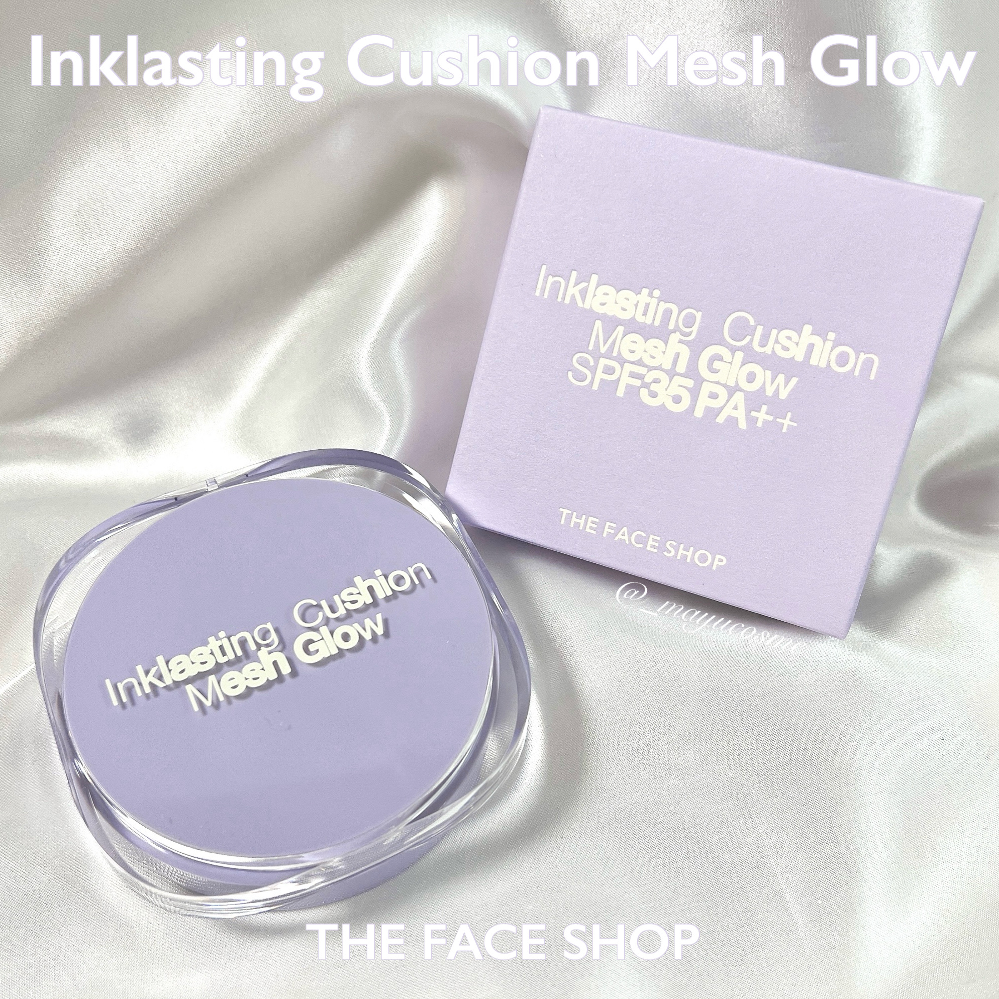 メッシュでつくる！ナチュラルツヤ肌🌝♡
ーーーーーーーーーーーーーーー
THE FACE SHOP
Inklasting Cushion Mesh Glow
V201 / SPF35 PA++
ーーーーーーーーーーーーーーー
✿ more