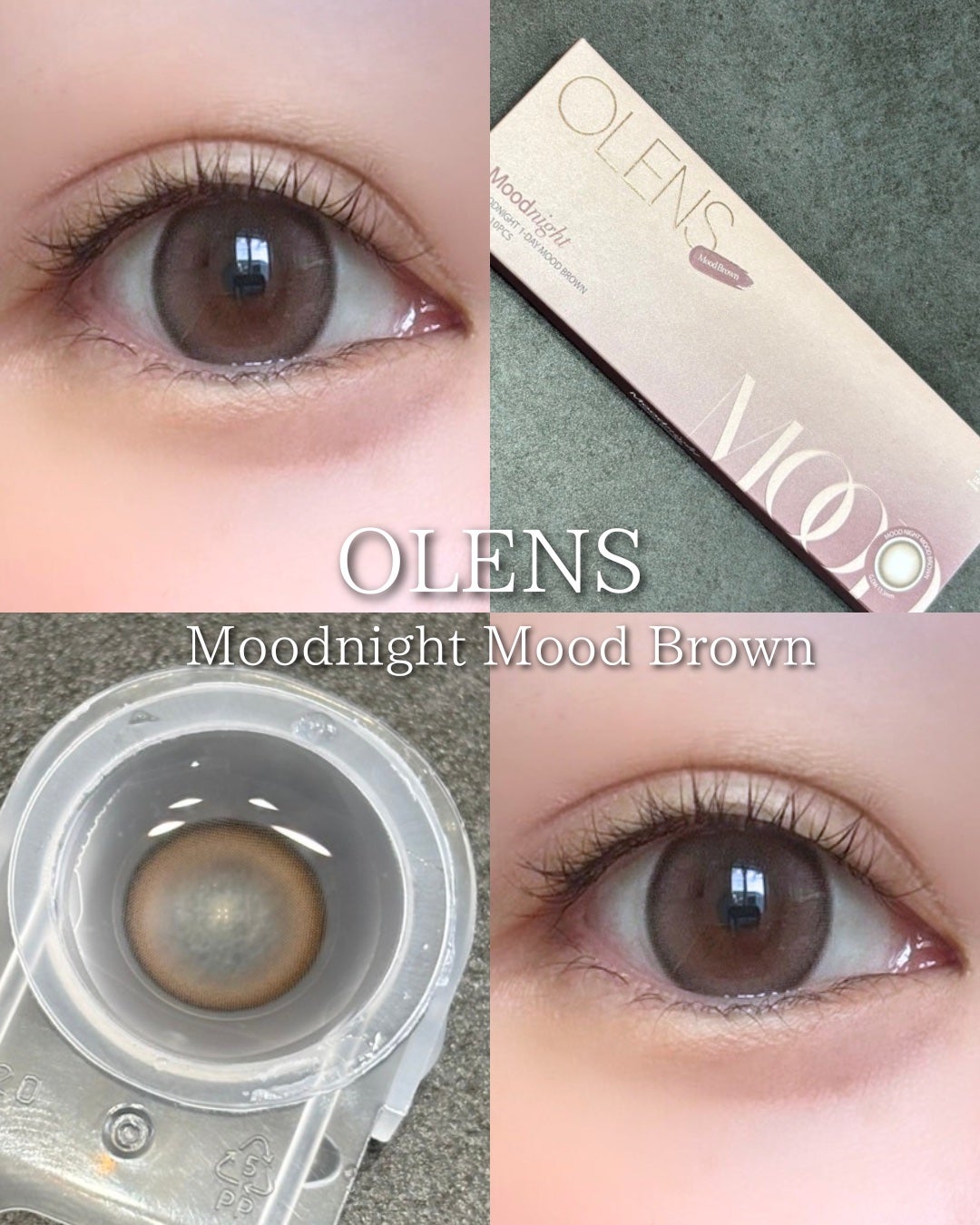 Moodnight 1Month/OLENS/カラーコンタクトレンズを使ったクチコミ(2枚目)