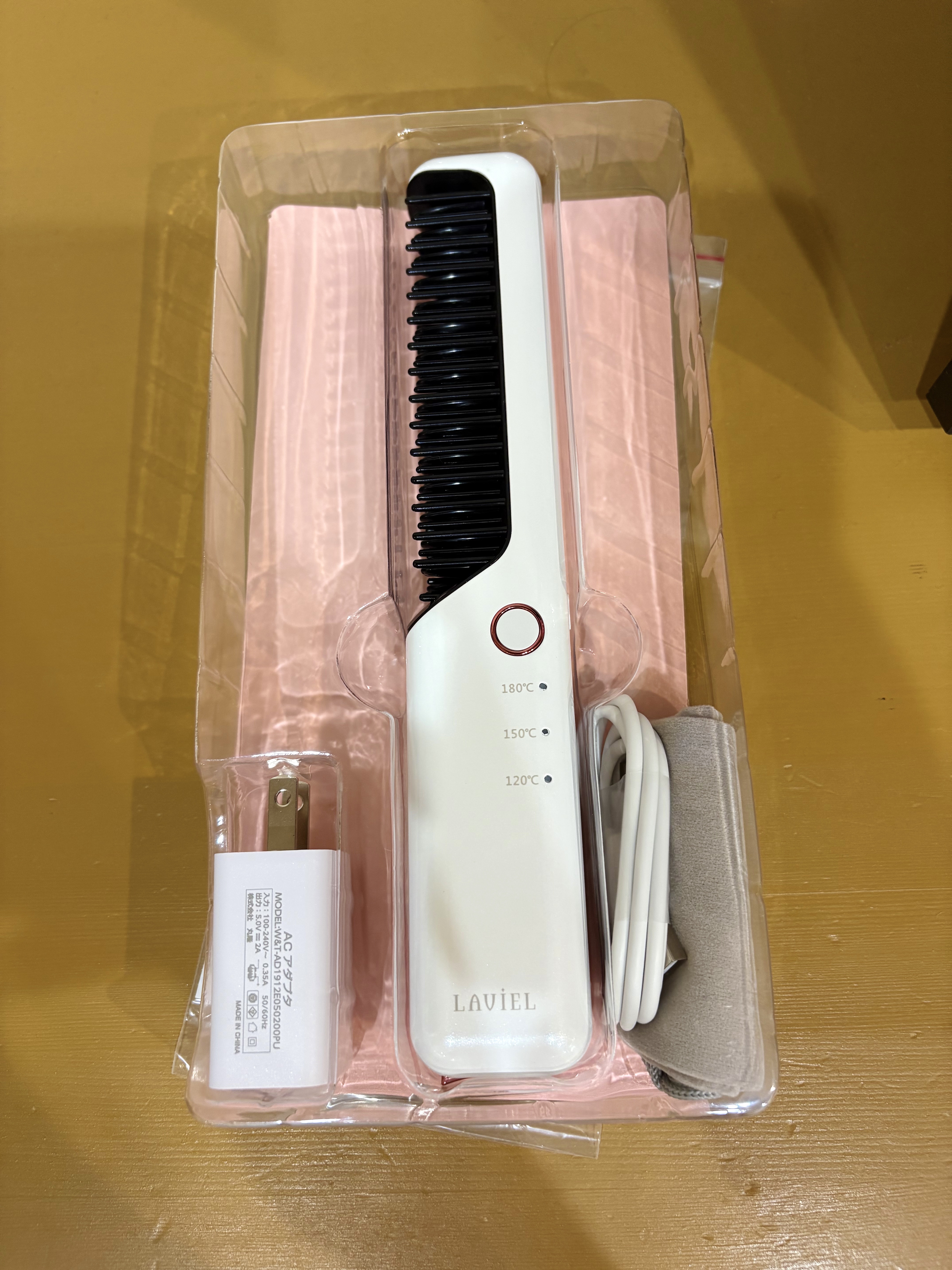 Cordless ブラシアイロン/LAVIEL/ヒートブラシを使ったクチコミ（3枚目）