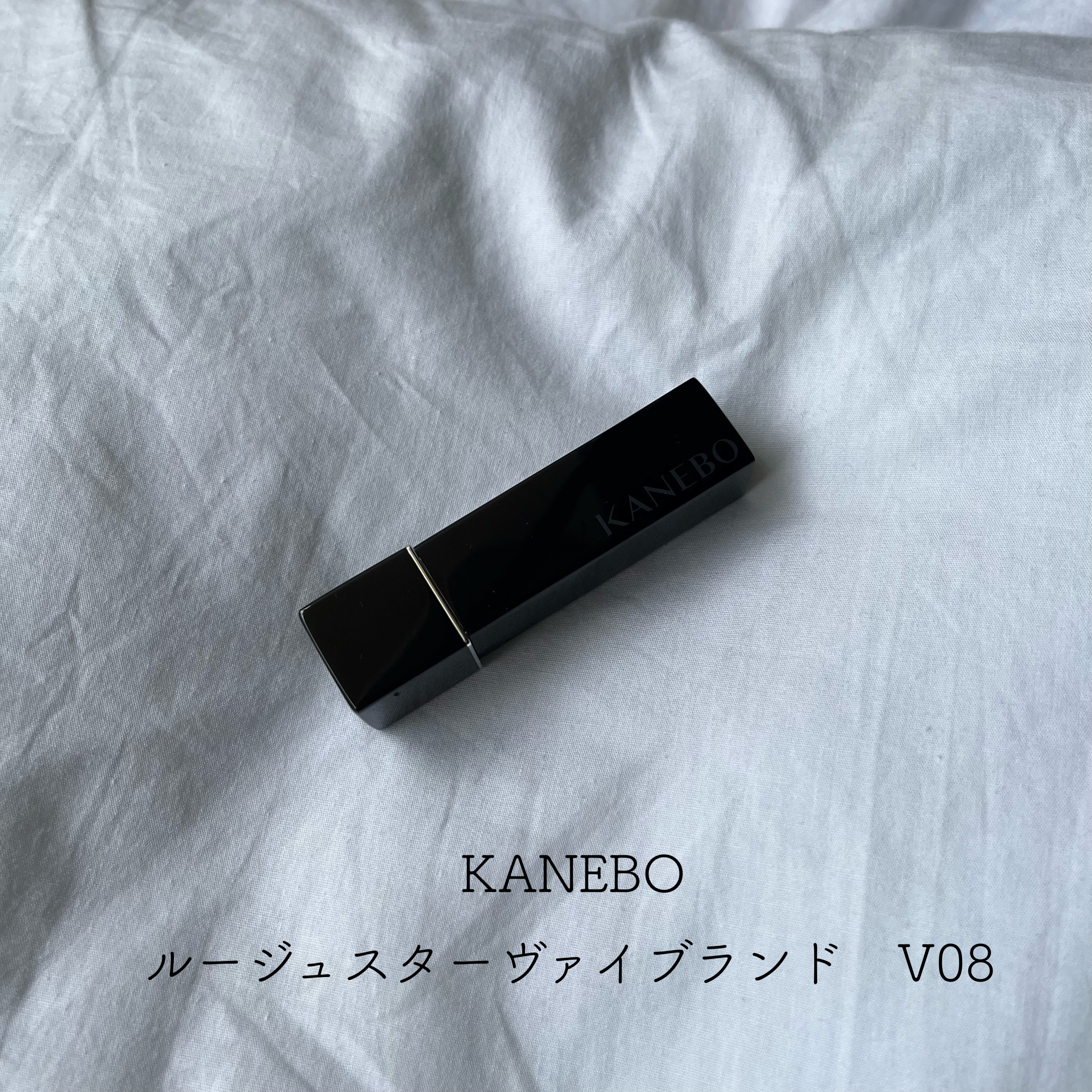 ルージュスターヴァイブラント V08 Peach Bloom/KANEBO/口紅を使ったクチコミ（1枚目）