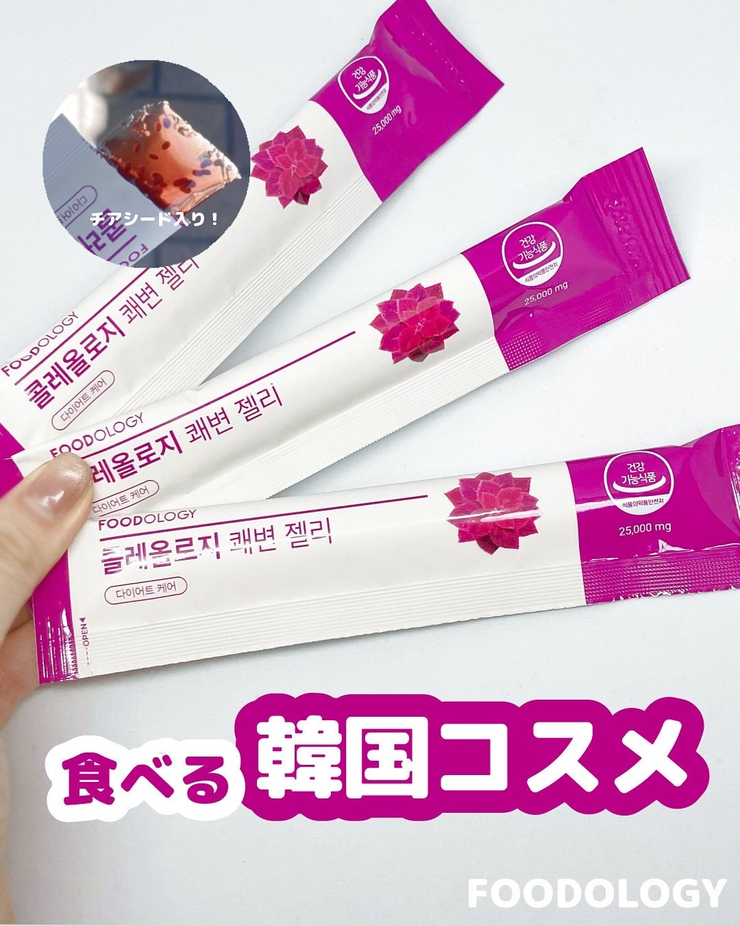 コレオロジー快調ゼリー/FOODOLOGY/健康サプリメントを使ったクチコミ(1枚目)