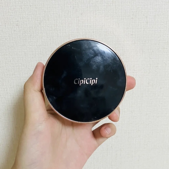 シピシピ フィットスキンクッション 02 ナチュラルベージュ/CipiCipi/クッションファンデーションを使ったクチコミ（1枚目）