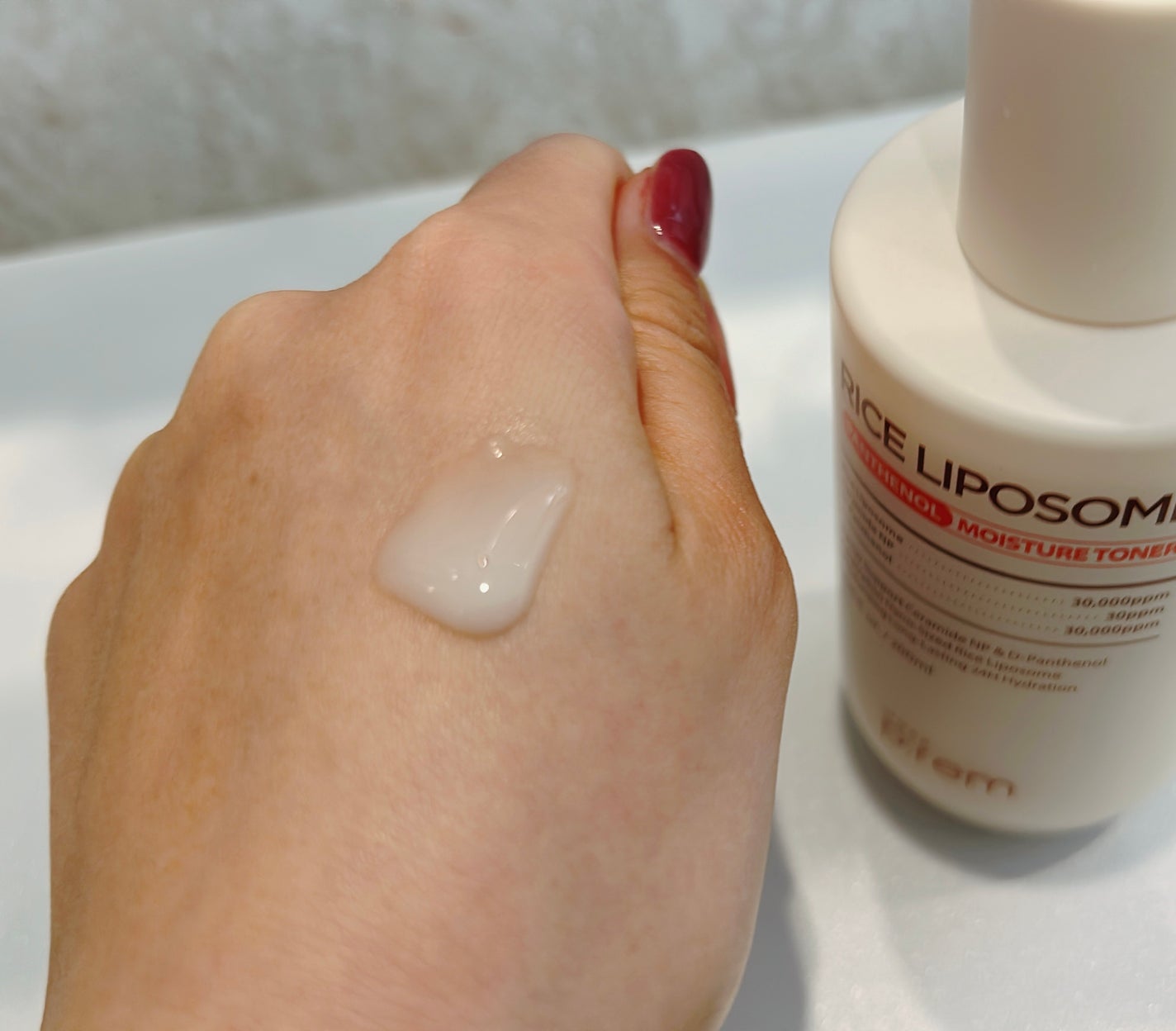 ライスリポソームパンテノールモイスチャートナー/make prem/化粧水を使ったクチコミ(4枚目)