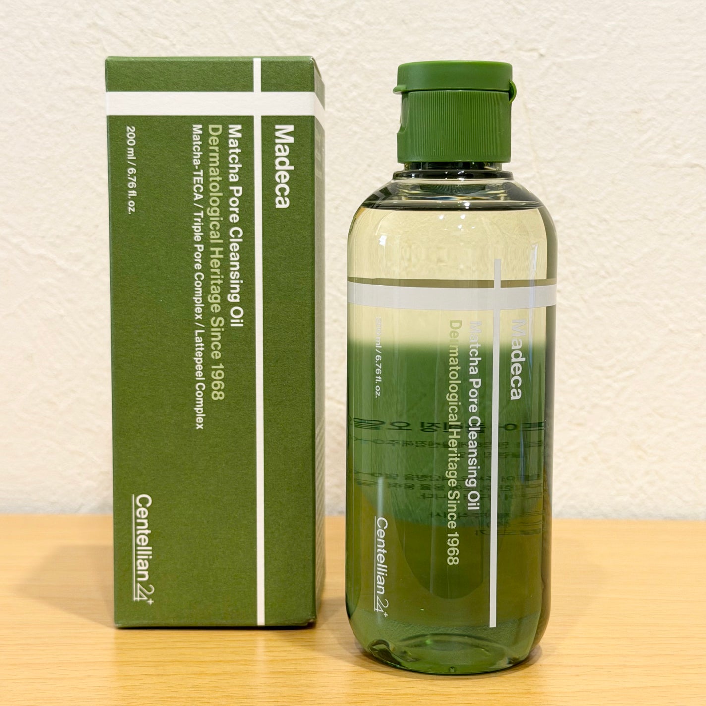 マデカ抹茶ポアクレンジングオイル/センテリアン24/オイルクレンジングを使ったクチコミ(1枚目)