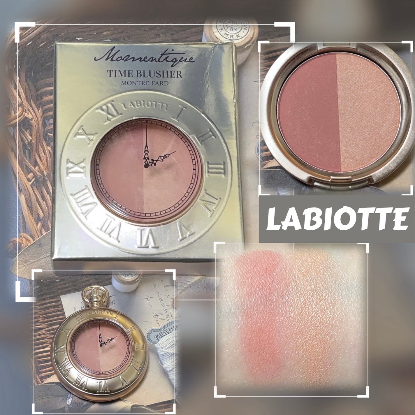 モメンティーク タイム ブラッシャー チーク/LABIOTTE/パウダーチークを使ったクチコミ(1枚目)