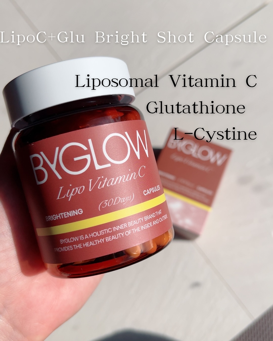 バイグロー リポシープラスグル ブライトショット カプセル/ByGLOW/美容サプリメントを使ったクチコミ（3枚目）