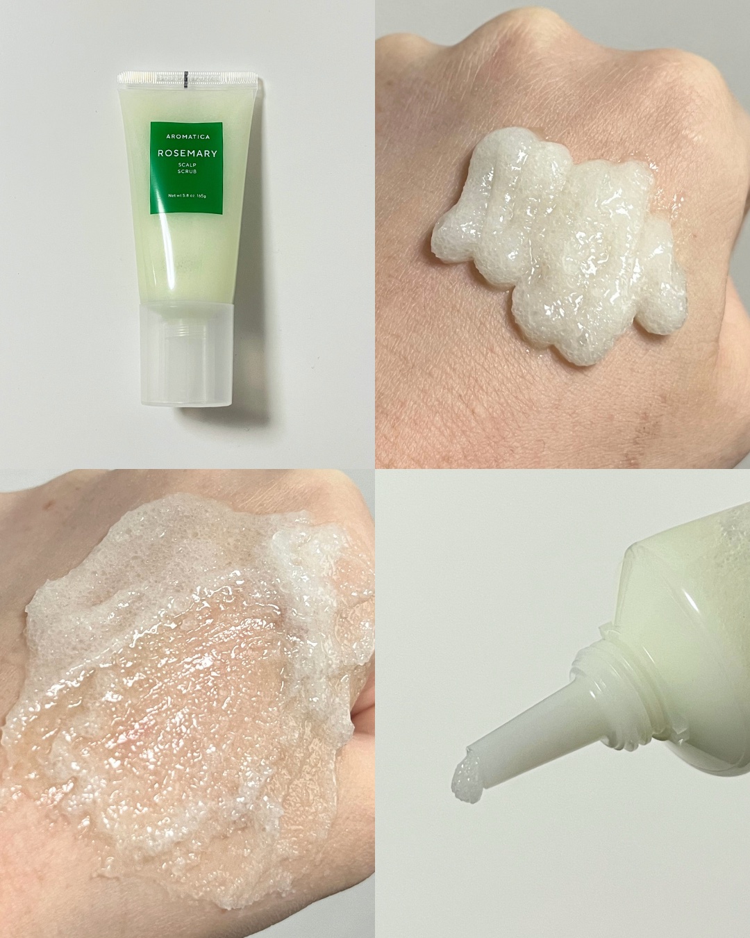 ローズマリー スカルプ スクラブ/AROMATICA/ヘッドスクラブを使ったクチコミ（2枚目）