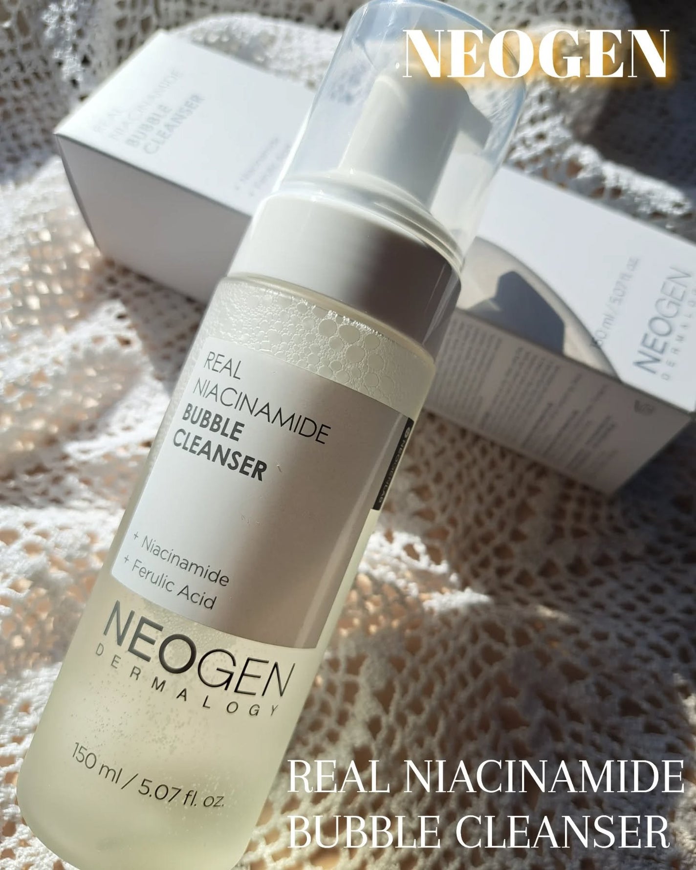 REAL NIACINAMIDE BUBBLE CLEANSER/NEOGEN/洗顔フォームを使ったクチコミ(1枚目)