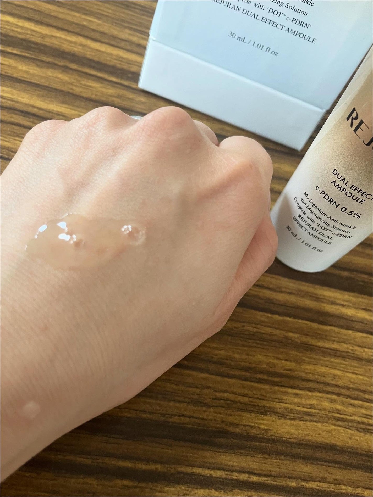 REJURAN デュアルエフェクトアンプル 30ml/REJURAN COSMETICS/美容液を使ったクチコミ(5枚目)