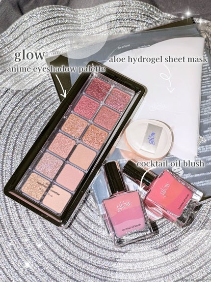 カクテルオイルブラッシャー/glow/リキッドチークを使ったクチコミ(1枚目)