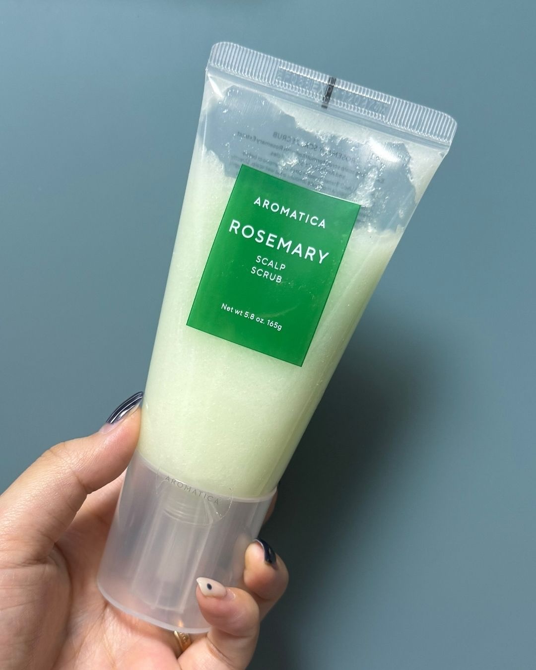 ローズマリー スカルプ スクラブ/AROMATICA/ヘッドスクラブを使ったクチコミ（1枚目）