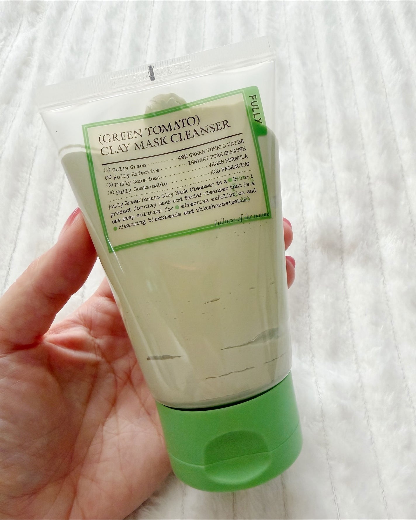 グリーントマトクレイマスククレンザー/FULLY/洗い流すパック・マスクを使ったクチコミ(2枚目)