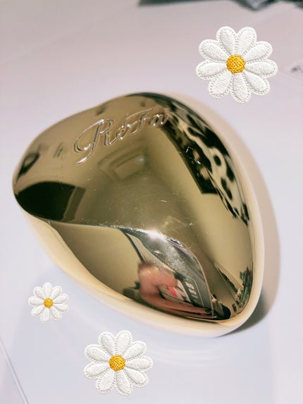 リファ ハートブラシ Champagne Gold(シャンパンゴールド)/ReFa/頭皮ケアの画像
