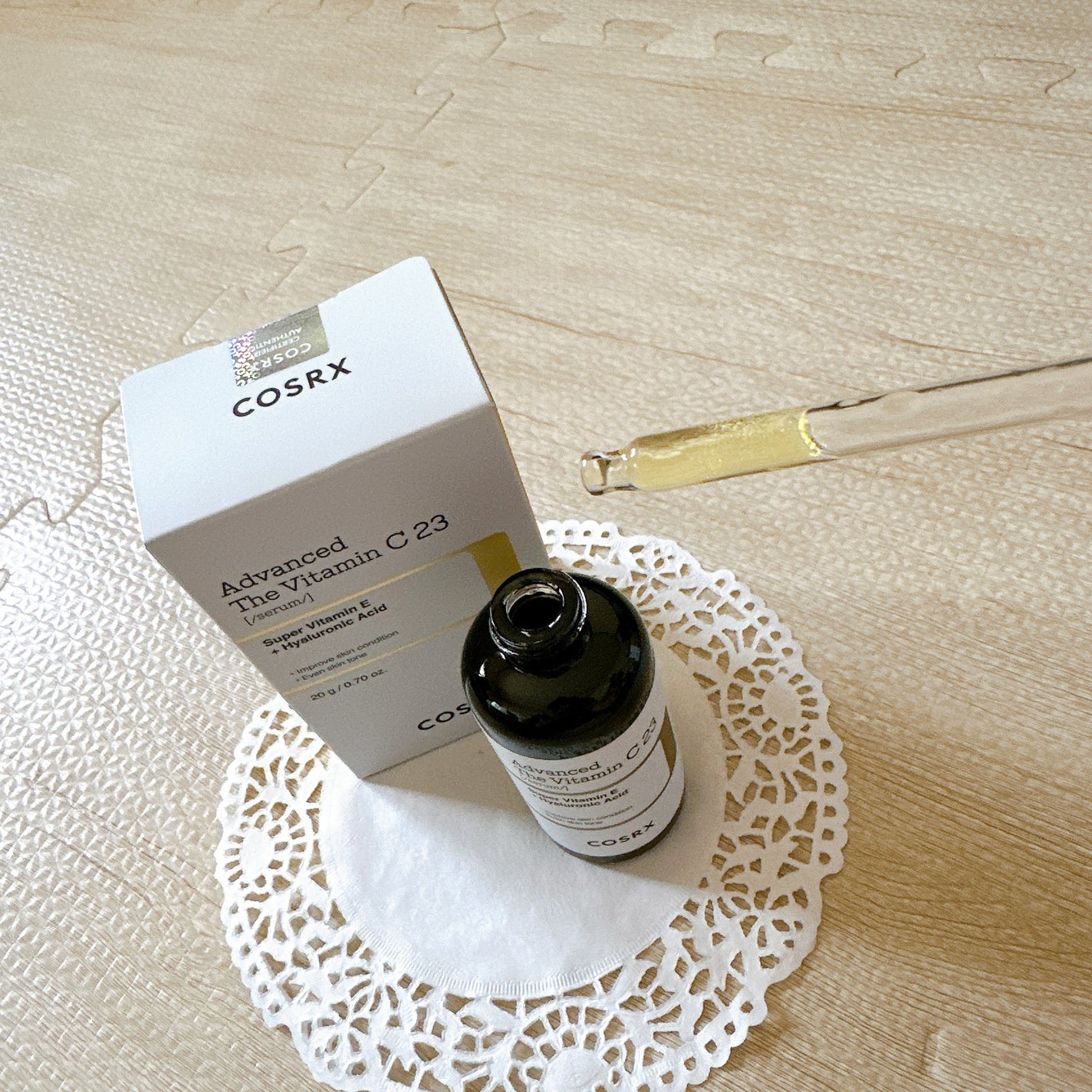 RXã¢ããã³ã¹ã ã¶ã»ãã¿ãã³C23ã»ã©ã /COSRX/çŸå®¹æ¶²ã䜿ã£ãã¯ãã³ãïŒ4æç®ïŒ