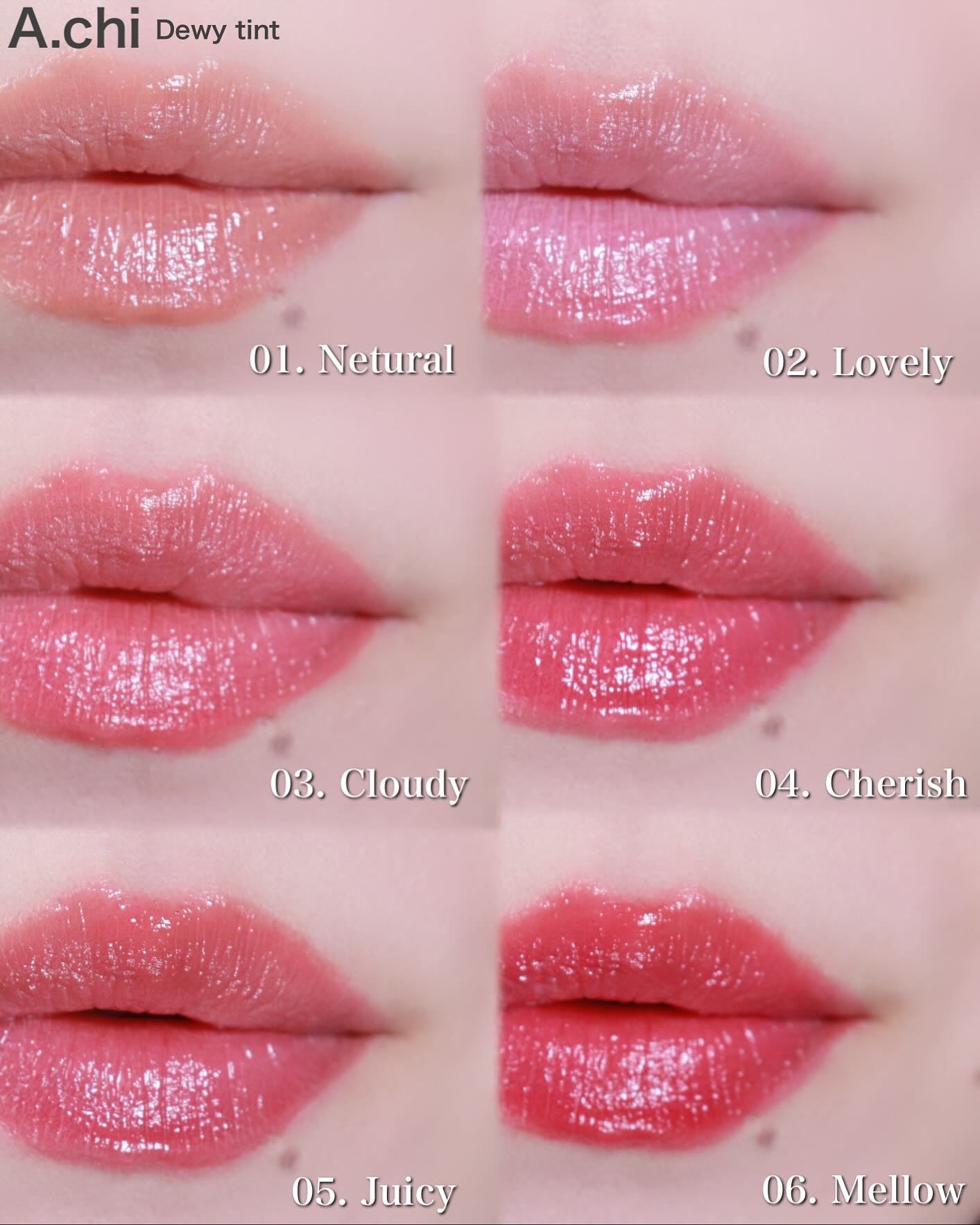 Dewy Tint/A.chi/リップティントを使ったクチコミ(3枚目)