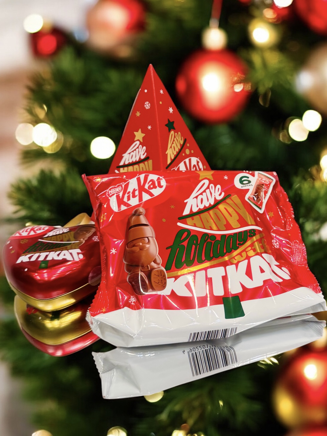 ˗ˋ キットカットホリデイサンタ🎄🎅🏻 ˊ˗ 
今年もやってきた！
シーズン限定で販売してるよ🛷🦌
⋆•••••••••••••••••••••••••••••••••⋆ 

いつもお世話になっている人にはもちろん、
自分へのご褒