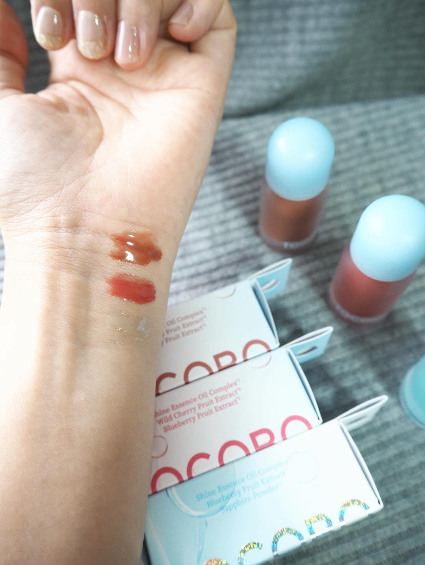 ジューシーベリープランピングリップオイル/TOCOBO/リップグロスを使ったクチコミ(3枚目)