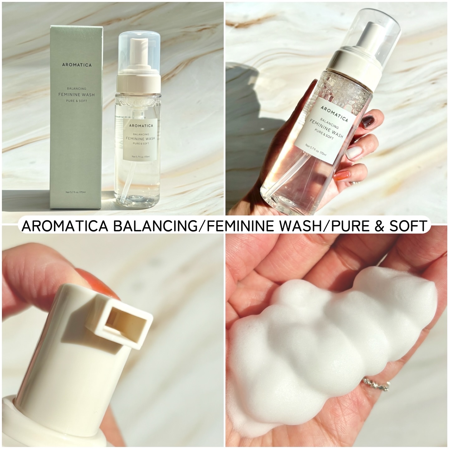 ピュア＆ソフトフェミニンウォッシュ /AROMATICA/デリケートゾーンケアを使ったクチコミ（2枚目）
