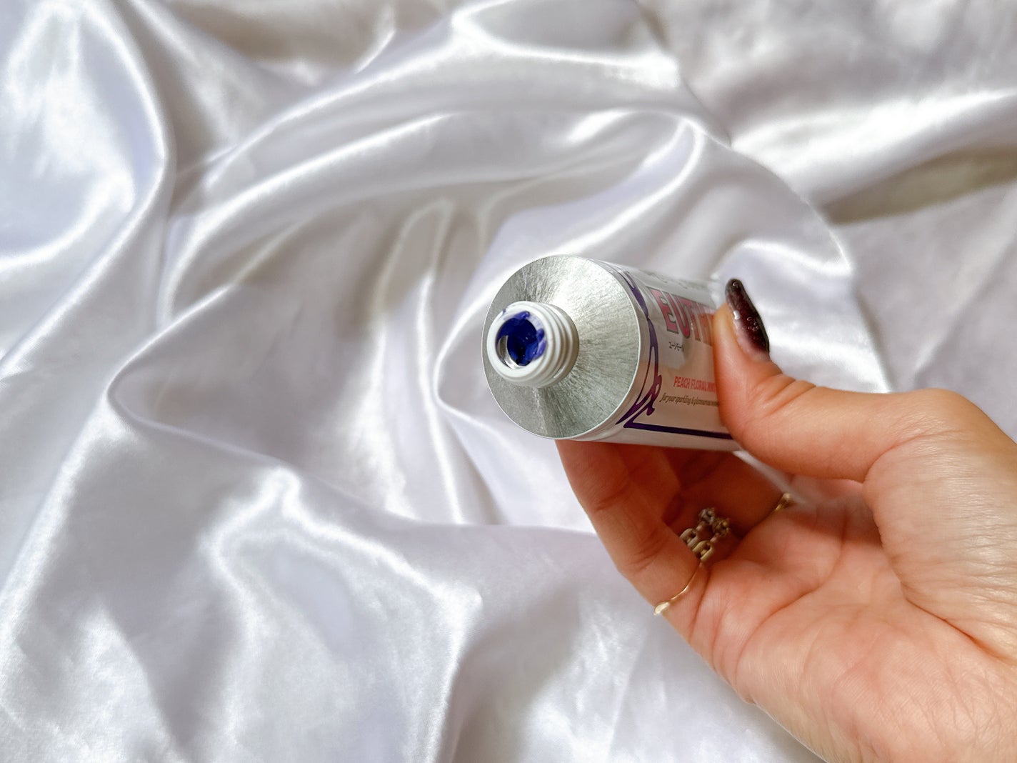 ホワイトパープル歯みがき ピーチフローラルミントの香り/EUTHYMOL/歯磨き粉を使ったクチコミ(2枚目)