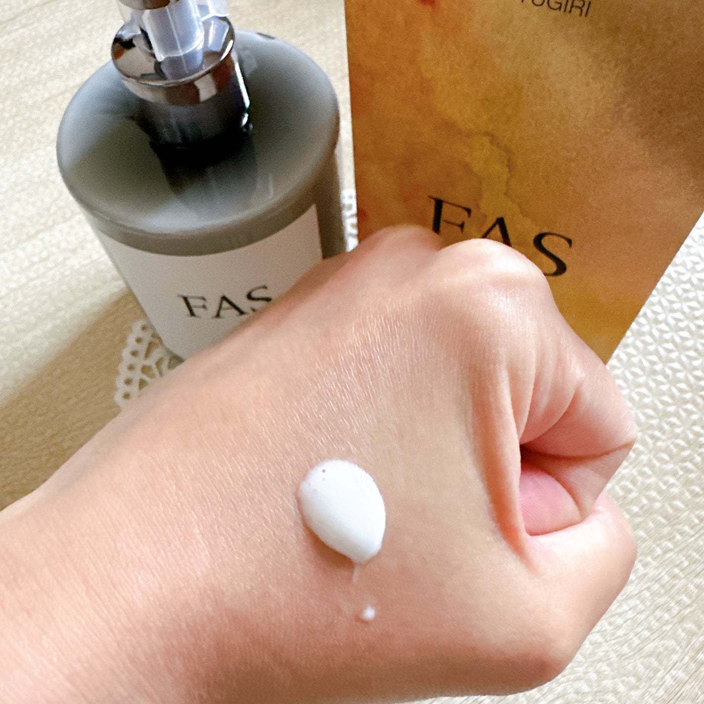 FAS ザ ドレープ ボディミルク YŪGIRI/FAS/ボディミルクを使ったクチコミ(4枚目)