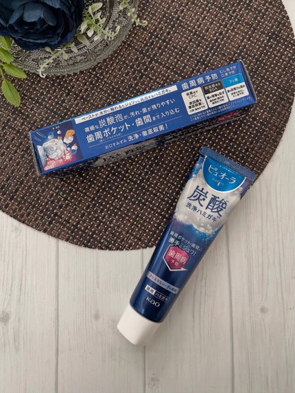 ピュオーラ 炭酸ハミガキ【医薬部外品】/ピュオーラ/歯磨き粉を使ったクチコミ(3枚目)