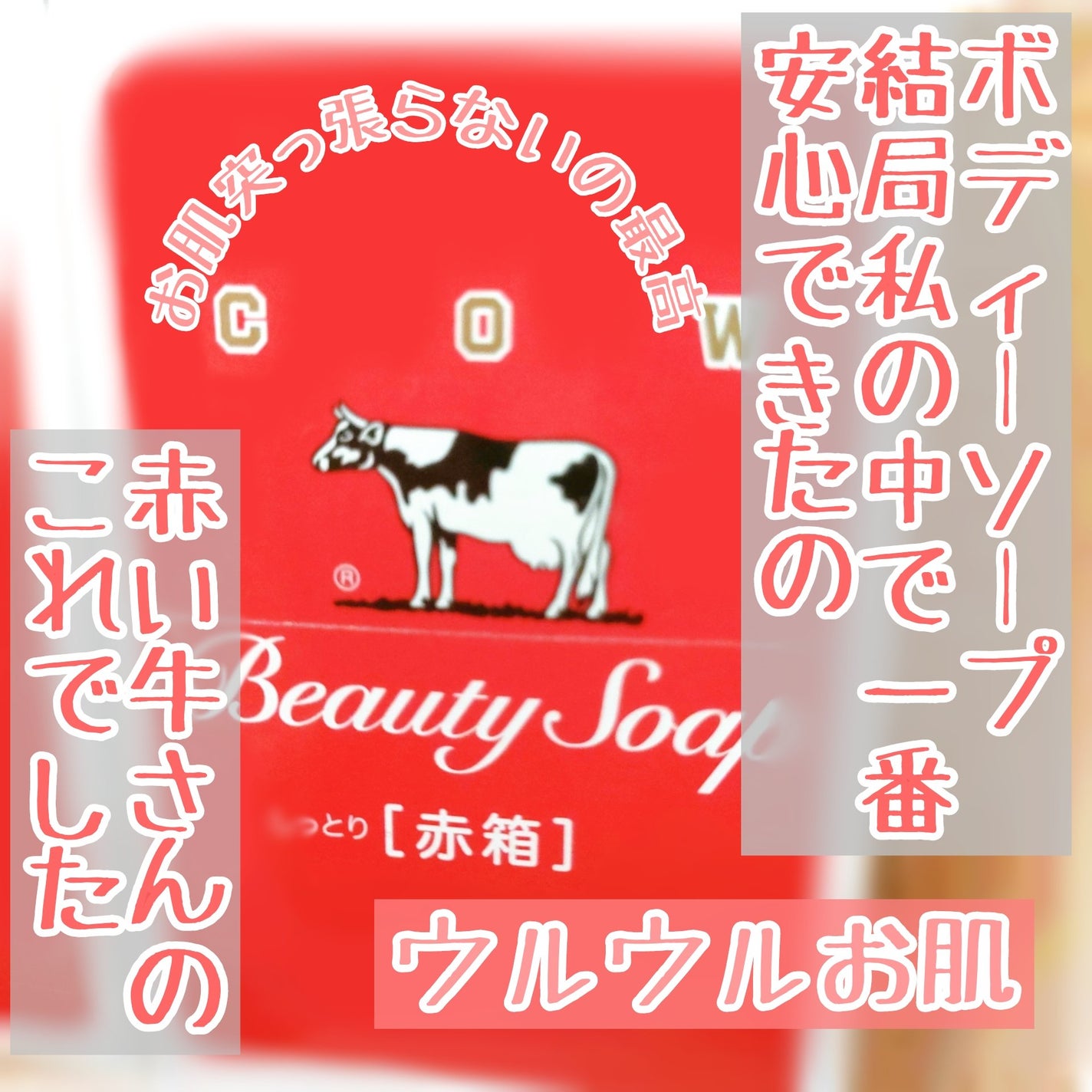 赤箱 (しっとり)/カウブランド/洗顔石鹸を使ったクチコミ(1枚目)