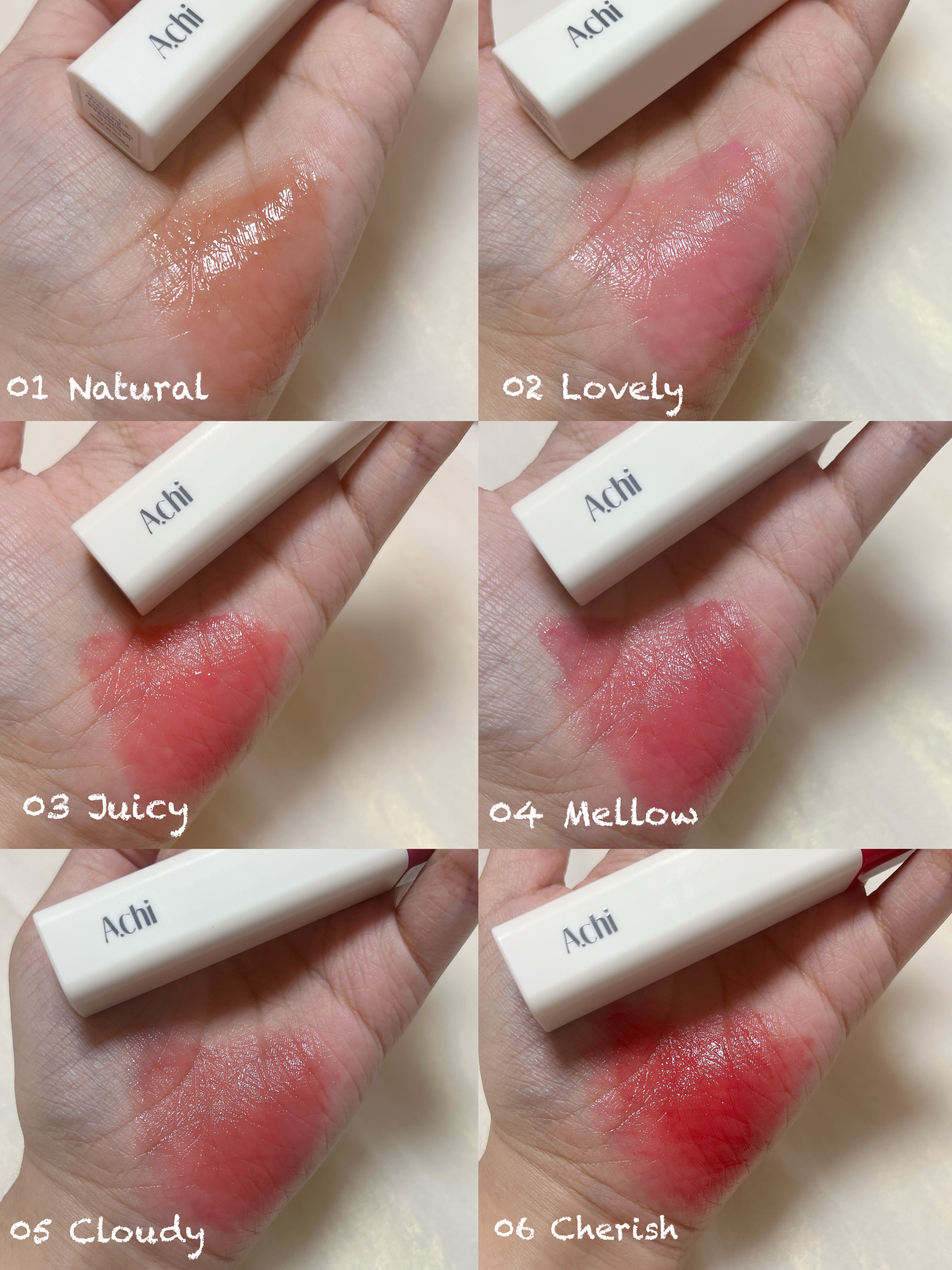 Dewy Tint/A.chi/リップティントを使ったクチコミ（2枚目）