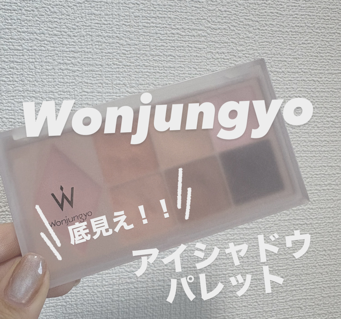 ウォンジョンヨ Ｗ デイリームードアップパレット /Wonjungyo/アイシャドウパレットを使ったクチコミ（1枚目）