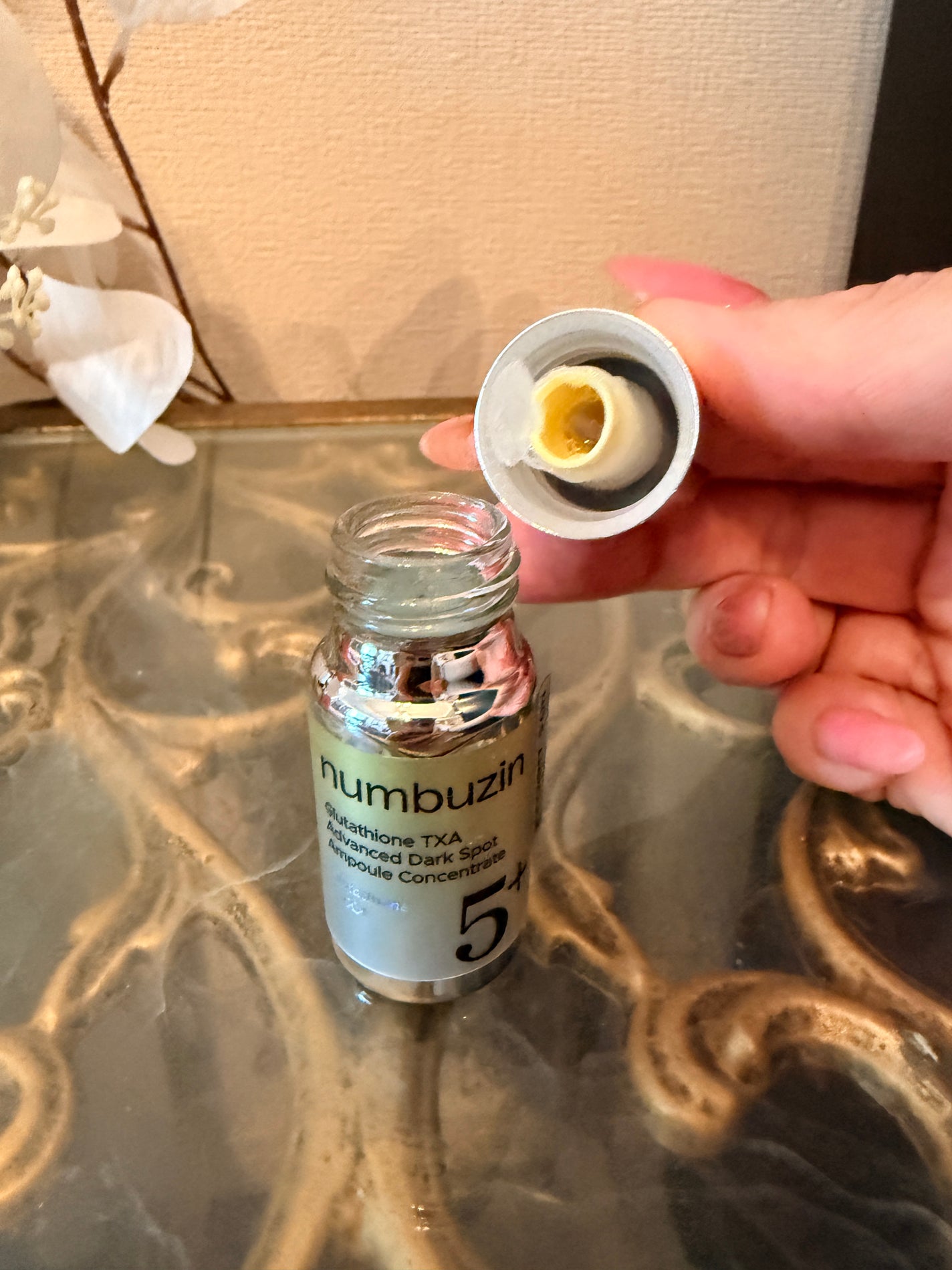 5番 白玉グルタチオン100×TXA10集中トーニング美容液/numbuzin/美容液を使ったクチコミ(3枚目)