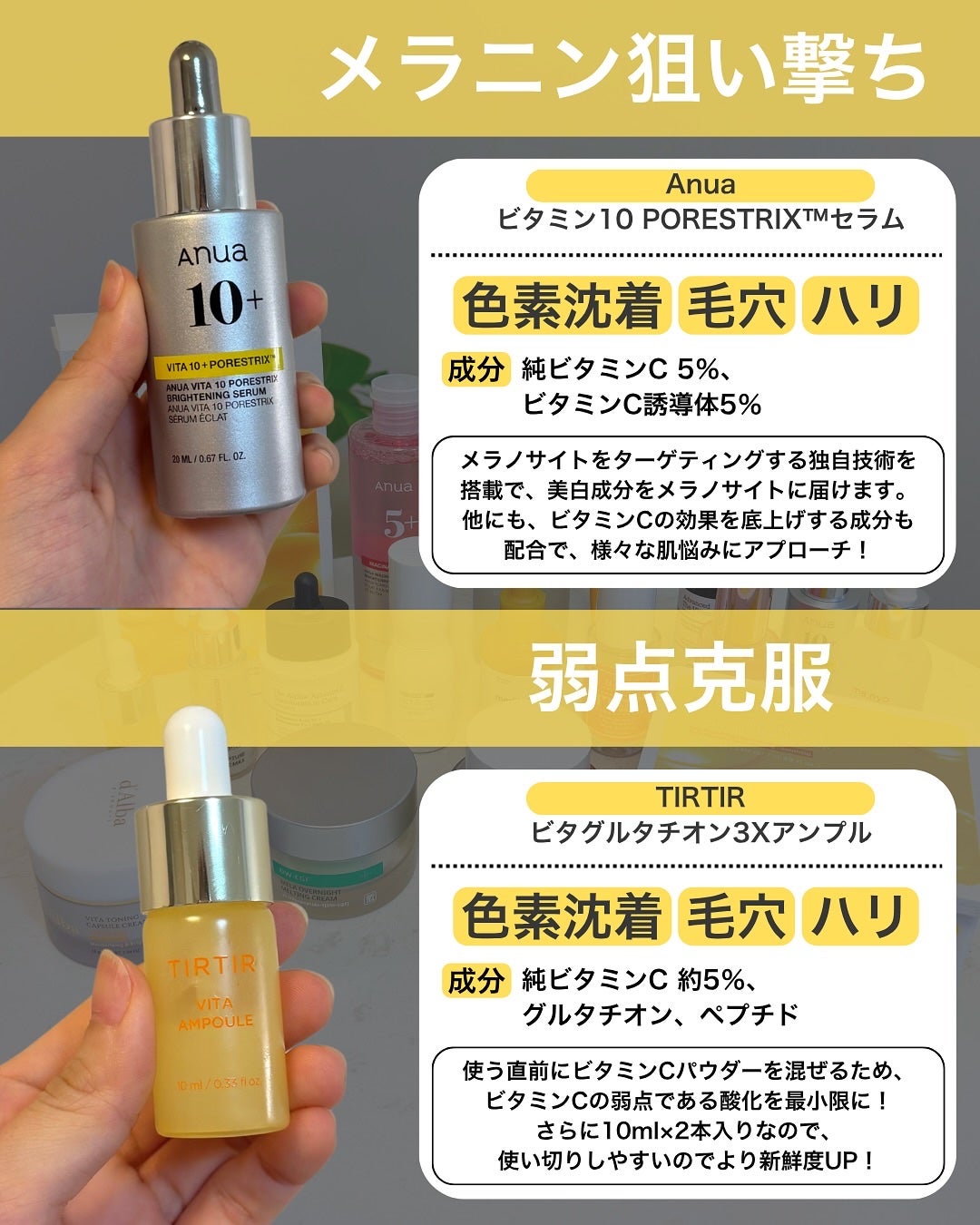 なぎ | スキンケア薬剤師 on LIPS 「Qoo10メガ割👑美白・ニキビ跡におすすめの商品をまとめました..」(2枚目)