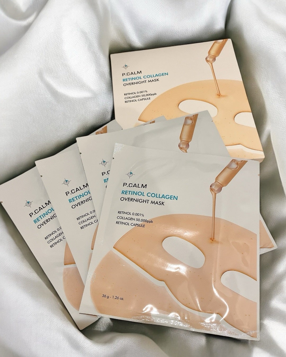 レチノール コラーゲン オーバーナイト マスク/P.CALM/シートマスク・パックを使ったクチコミ(2枚目)