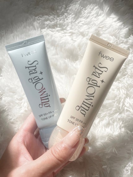 スパグロウUVトーンアップベース/fwee/化粧下地を使ったクチコミ(1枚目)