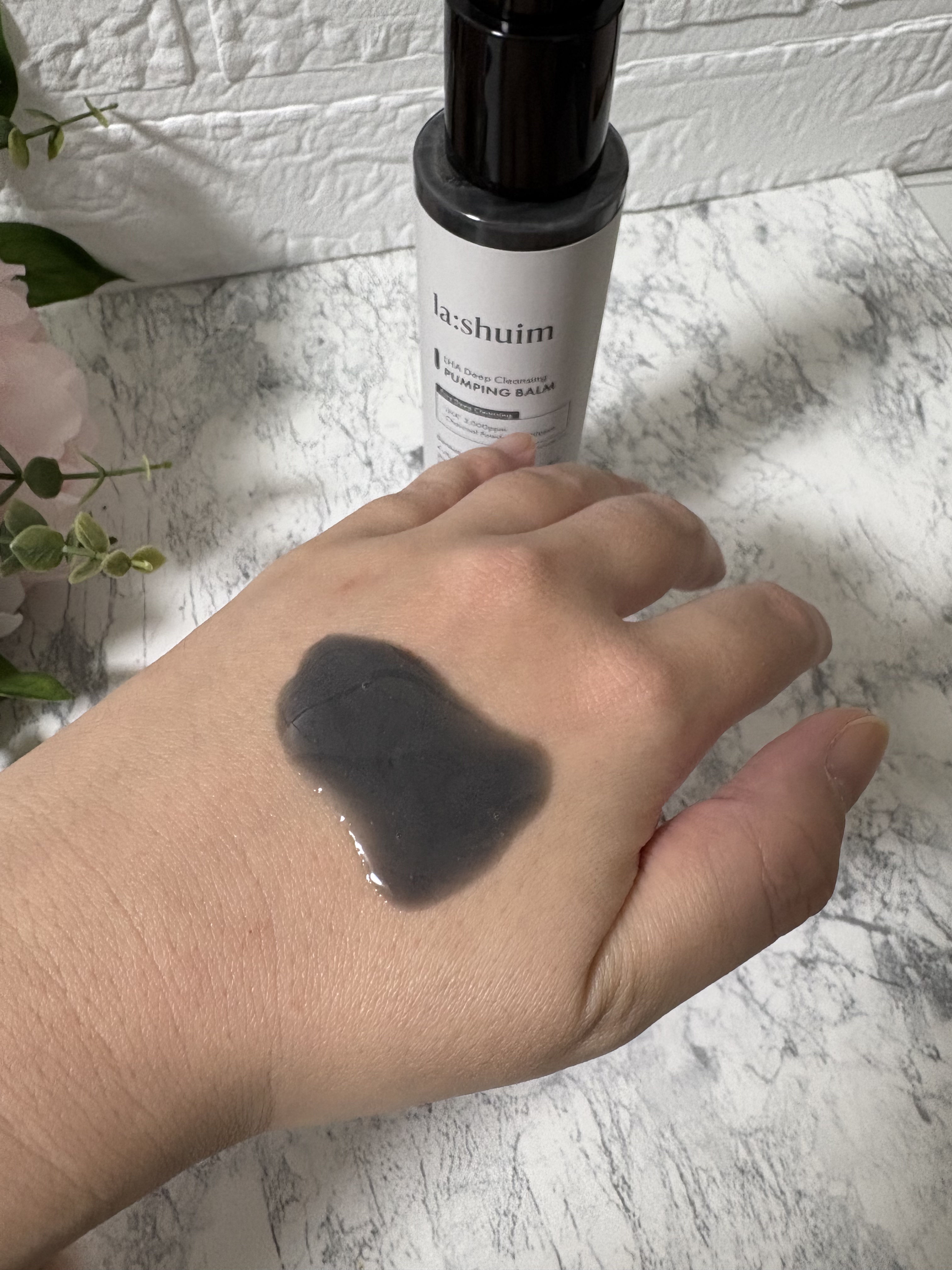 ラ・シューム LHA ディープクレンジング ポンピング バーム/la:shuim/クレンジングバームを使ったクチコミ（3枚目）