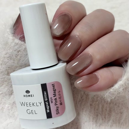 HOMEI ウィークリージェル/HOMEI/ジェルネイルを使ったクチコミ(1枚目)