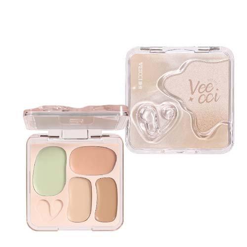 パーフェクトカバー 4色コンシーラーパレット W02 ナチュラルピンク