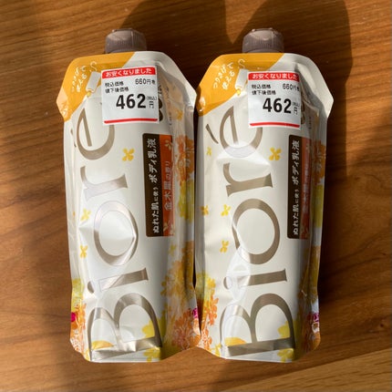 ザ ボディ ぬれた肌に使うボディ乳液 金木犀の香り つりさげパック(つけかえ用) 300ml/ビオレu/ボディミルクの画像