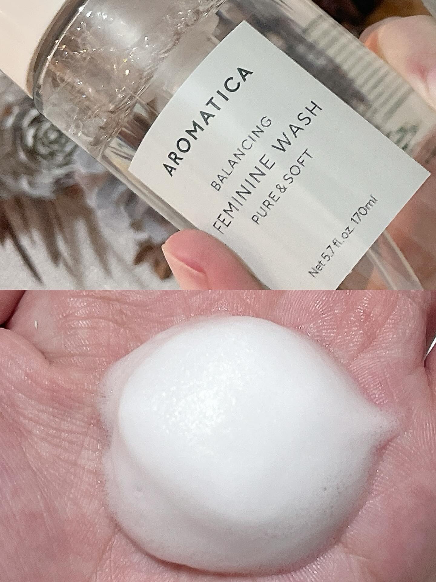 ピュア＆ソフトフェミニンウォッシュ /AROMATICA/デリケートゾーンケアを使ったクチコミ（2枚目）