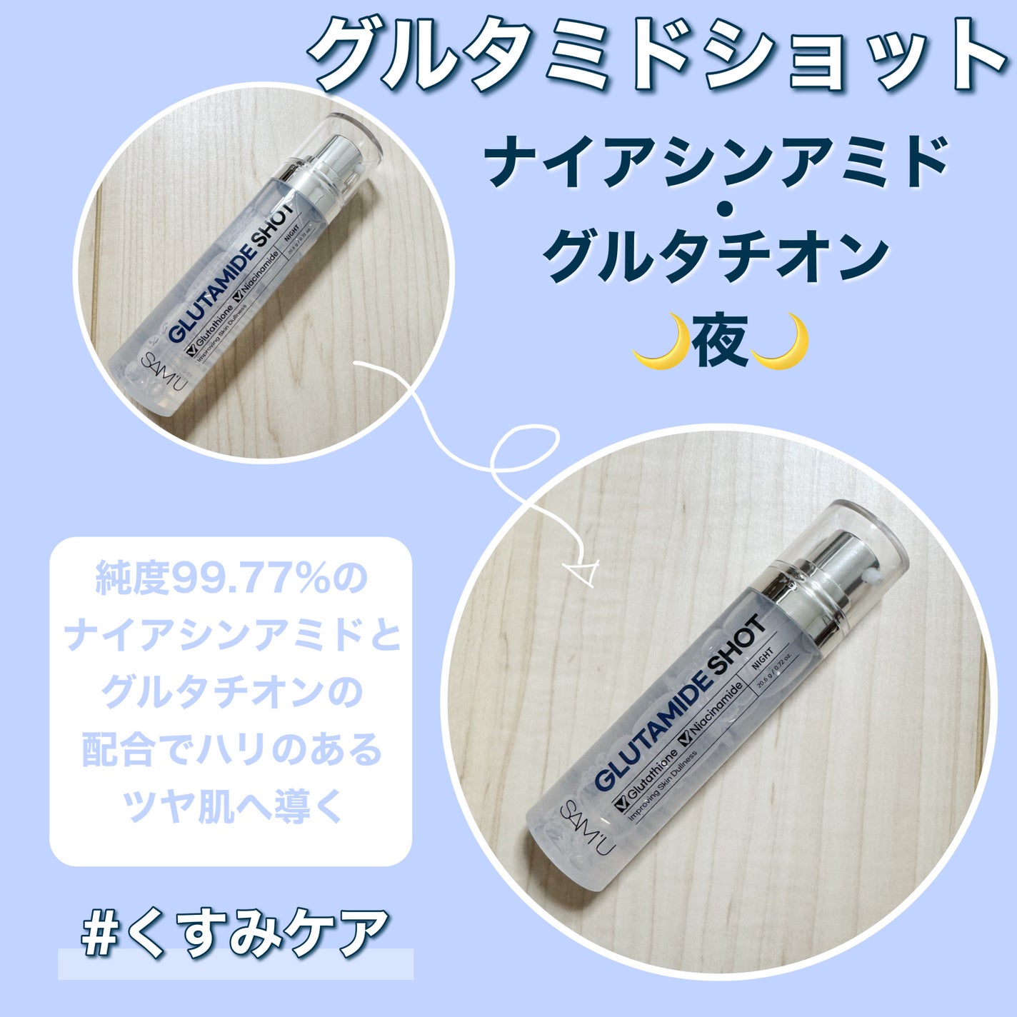 シナジーショットエディション/SAM'U/スキンケアキットを使ったクチコミ(3枚目)